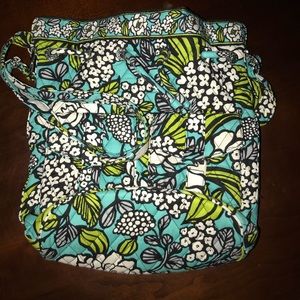 Vera Bradley Island Blooms Drawstring Bag Retired